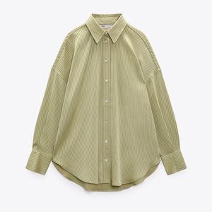 Zara Flowy Buttondown Top